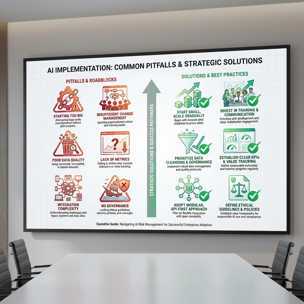 Common AI Implementation Pitfalls and Strategic Solutions