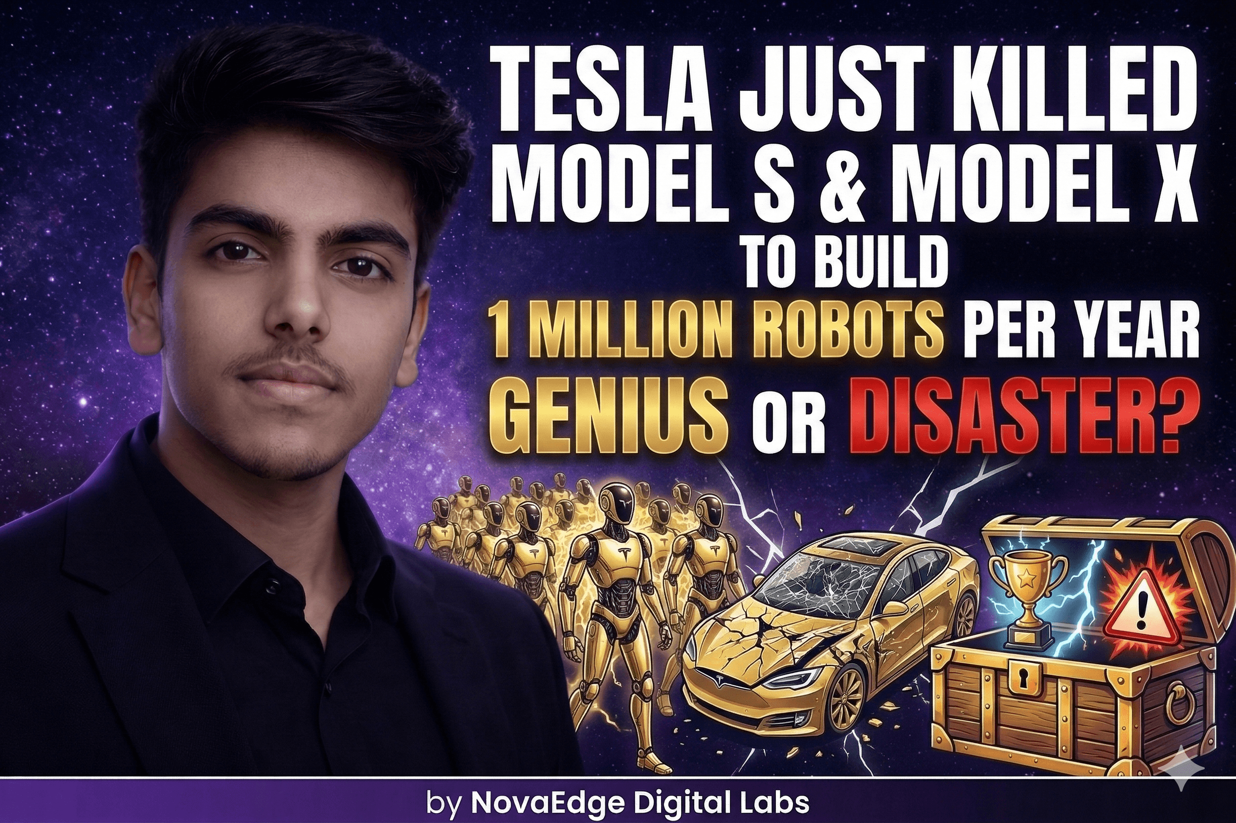 Tesla Just Killed Model S & Model X to Build 1 Million Robots Per Year: Genius or Disaster?