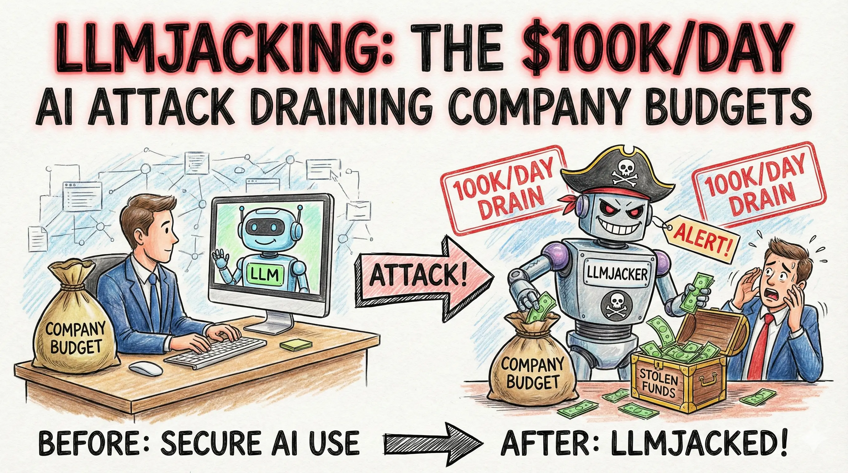 LLMjacking: The $100K/Day AI Attack Draining Company Budgets
