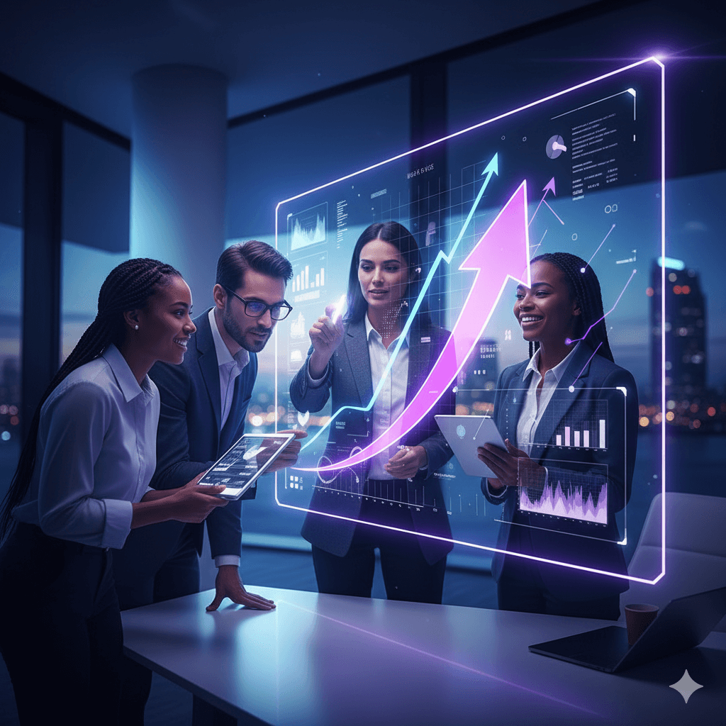 Team collaboration at NovaEdge Digital Labs